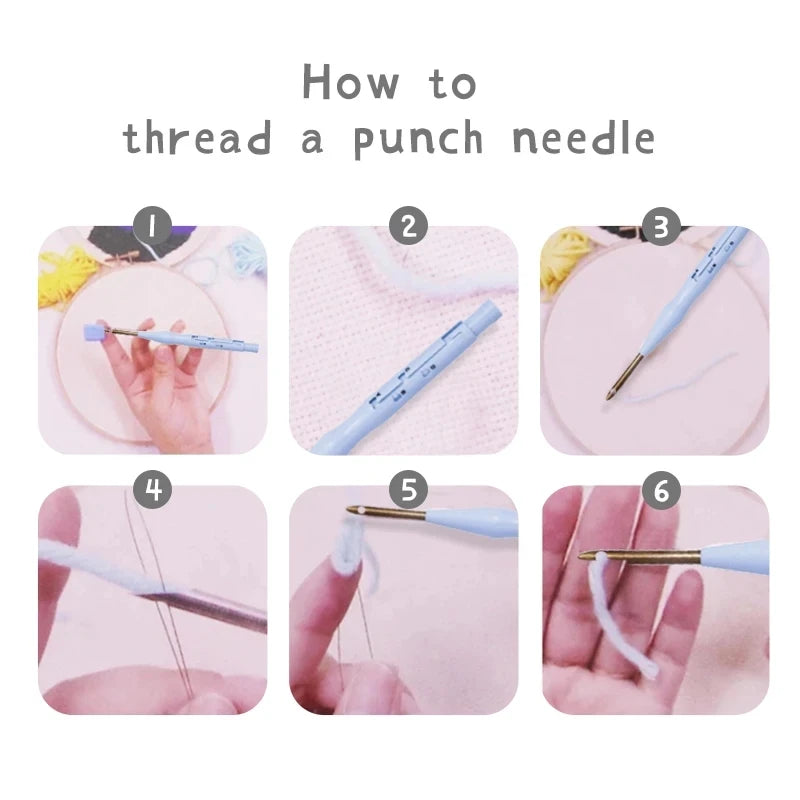 Punch Needle Kit: Sweet Animals