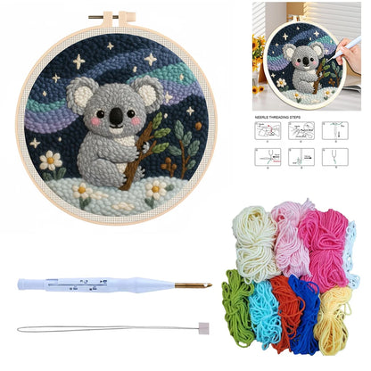 Punch Needle Kit: Sweet Animals