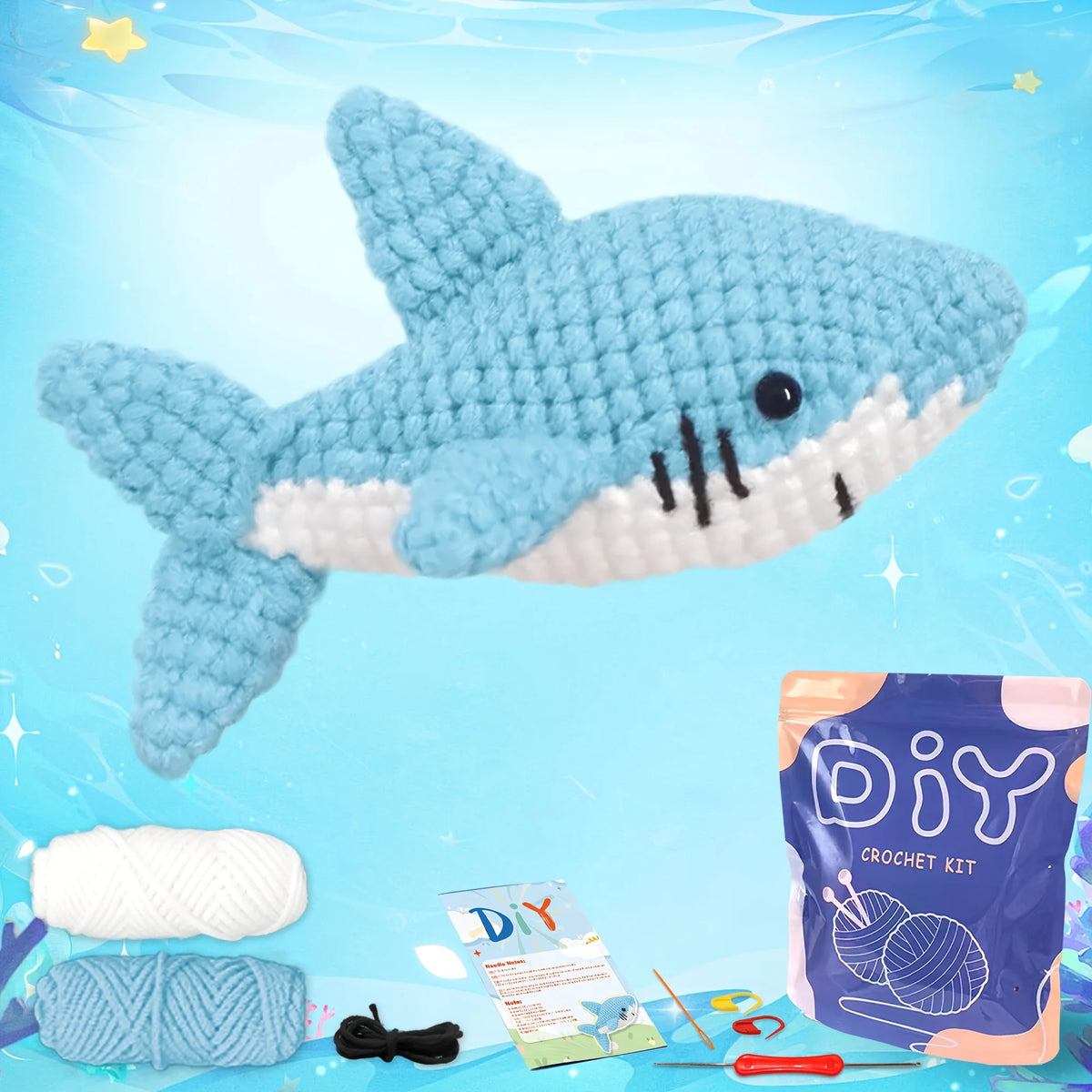 Shark Crochet Kit for Beginners