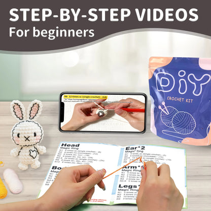 Bunny Crochet Kit for Beginners