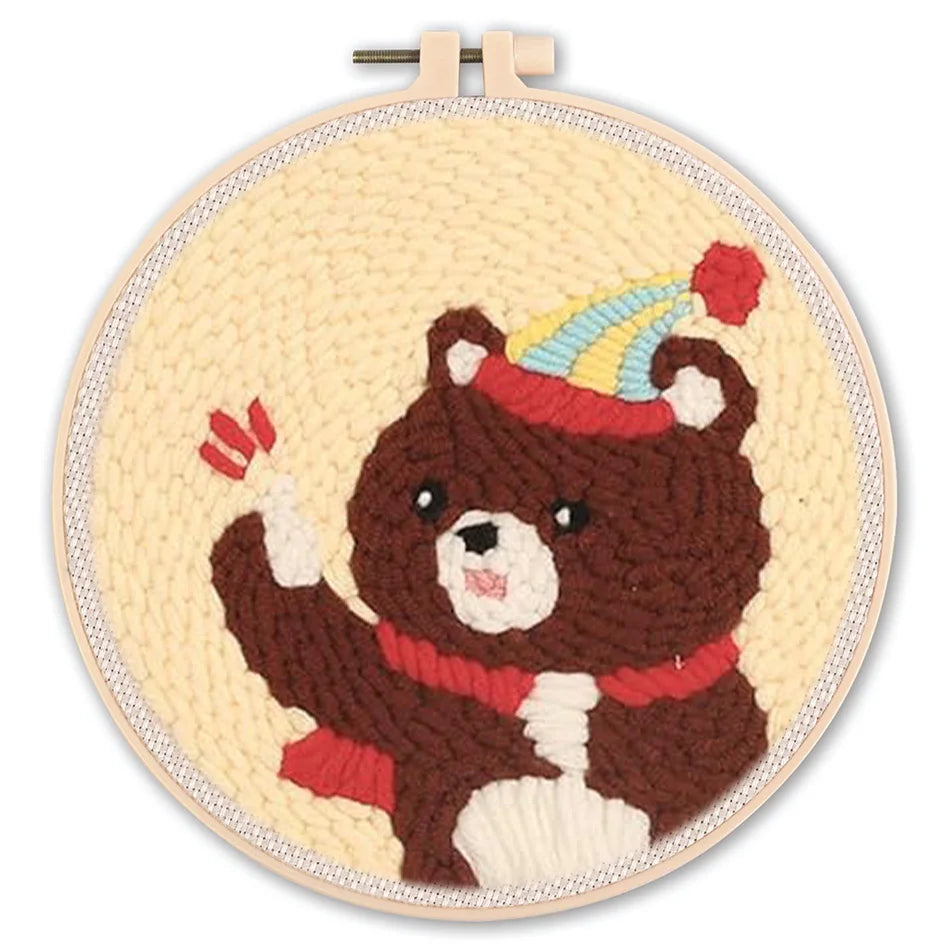 Punch Needle Kit: Cozy Critters