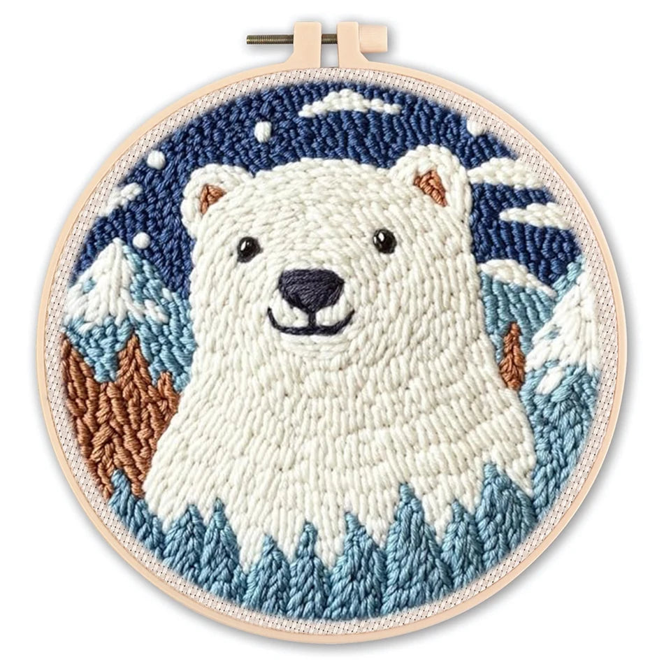 Punch Needle Kit: Cozy Critters