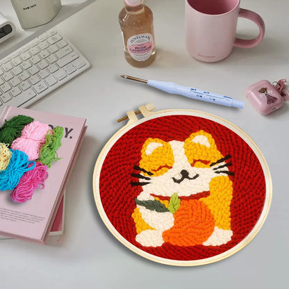 Punch Needle Kit: Cozy Critters