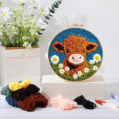 Punch Needle Kit: Sweet Animals