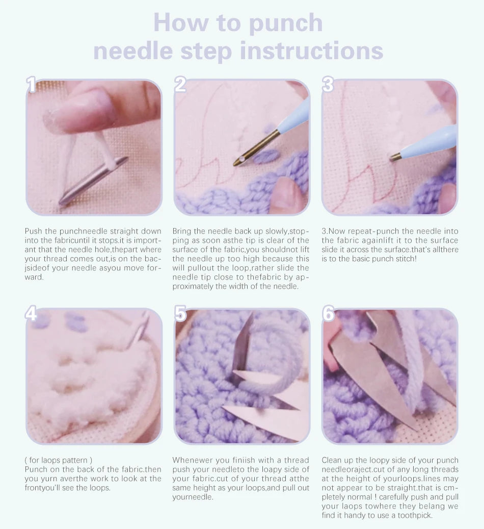 Punch Needle Starter Kit: Farm & Garden